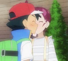 pokemon ash and chloe kiss